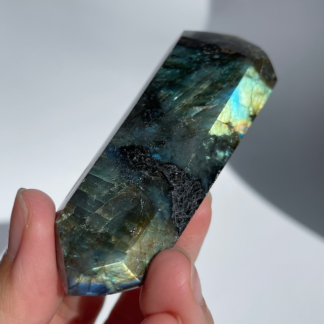 ラブラドライト ダブルターミネイテッド02◇ Labradorite ◇天然石・鉱物・パワーストーン