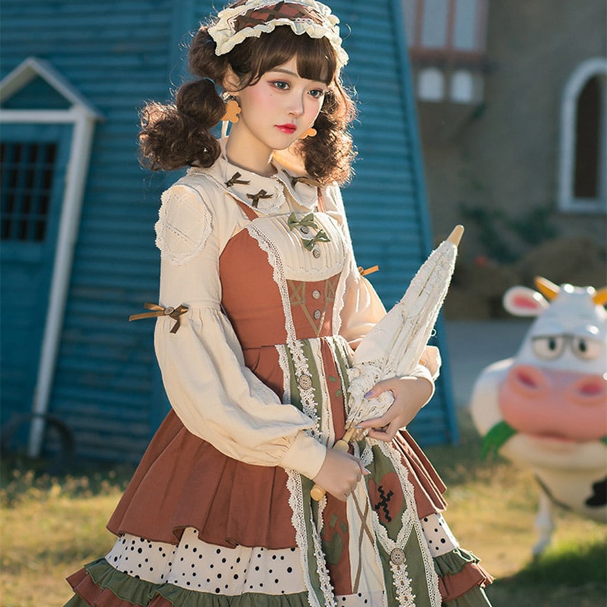 gothic ゴスロリ 平成ギャル マクブリング 森ガール 3点おまとめ ゴスロリ通販 With U ファッション 森ガール 長袖 シャツ ブラウス