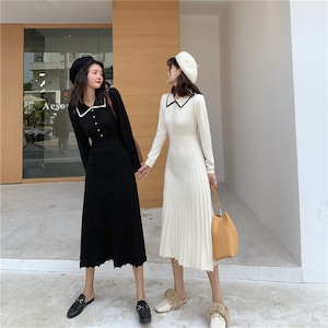 【MumuIns 】 秋新作大人気おしゃれニートワンピース A0426