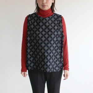 2025/AW　久留米かすりの4WAYベスト【絵絣】全2色