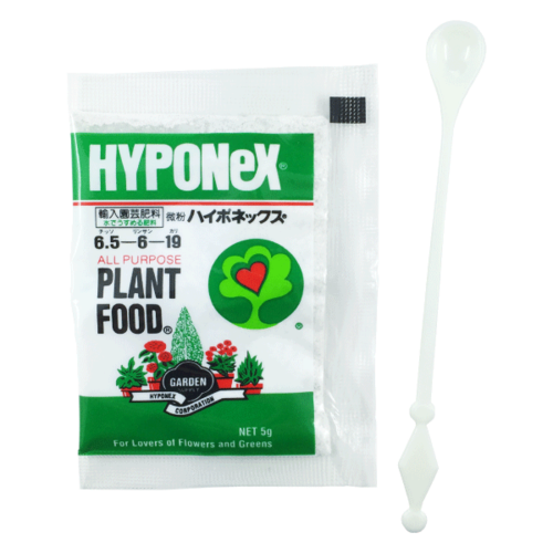 ハイポネックス微粉肥料5g (肥料１個+計量スプーン１本付き)