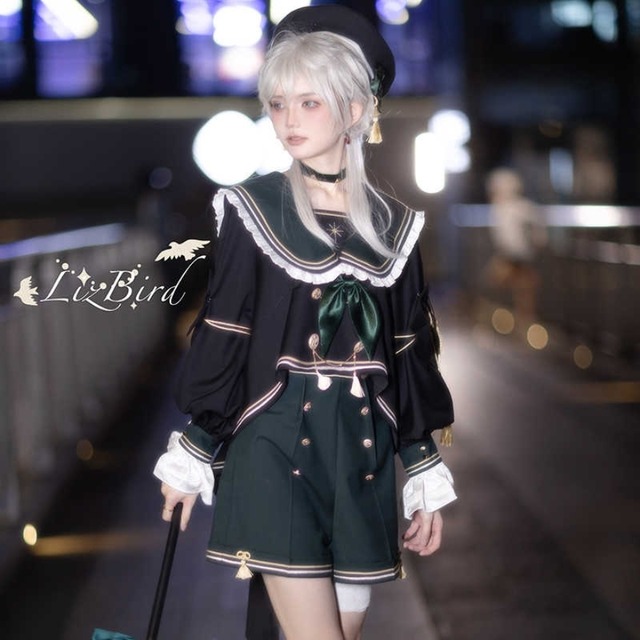 SEASONZ 王子系 皇子系ロリィタ 少年装 セーラー服風 トップス ジャケット イベント衣装 コンカフェ 舞台衣装