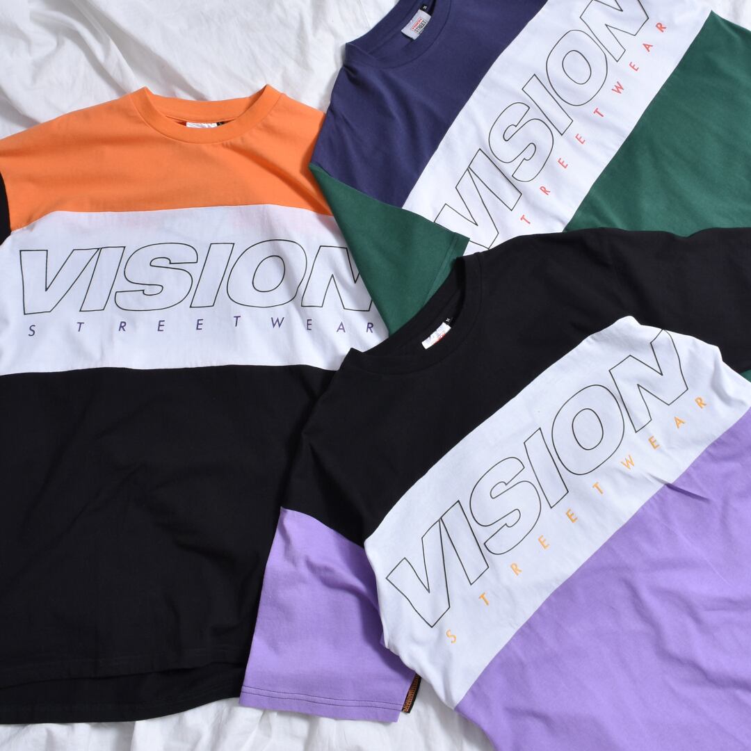 【70%OFF】VISION スポーツ切替BIGTシャツ