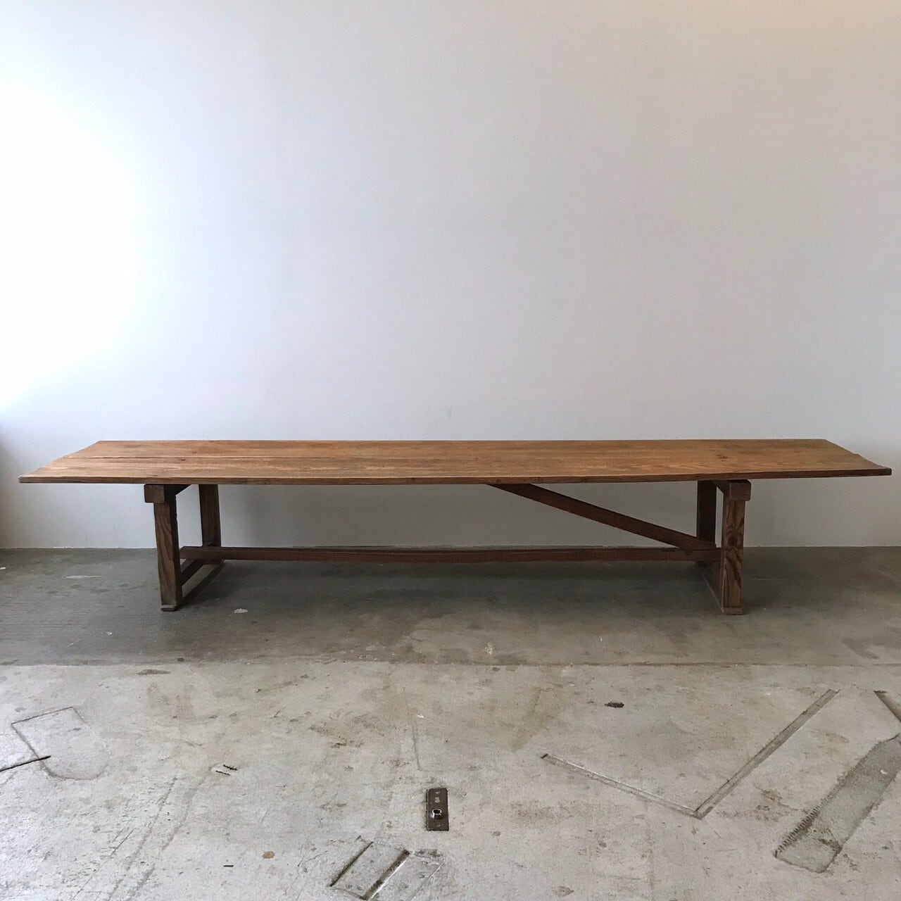 古い 古い　長テーブル　ローテーブル　テーブル　アンティーク　骨董　古道具　オブジェ 長テーブル 古道具 骨董 アンティーク テーブル ローテーブル センターテーブル・ローテーブル
