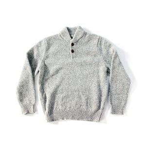 USED / L.L.Bean Wool Classic Henley Knit / M