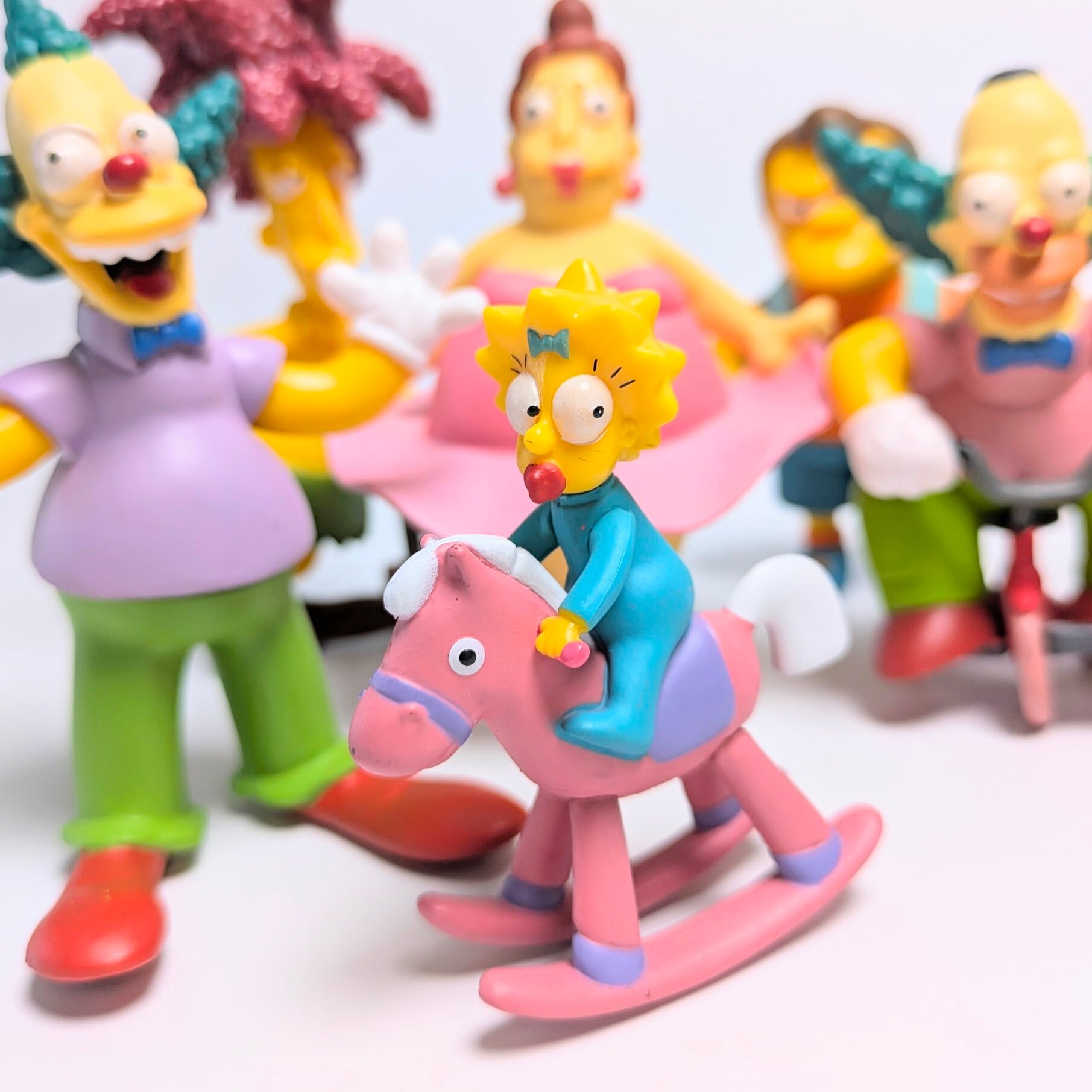 ☆VINTAGE 2005年製!☆【 The Simpsons(ザ シンプソンズ) 】PVCフィギュア Series2 10Pセット 〚アメリカン雑貨 アメトイ〛