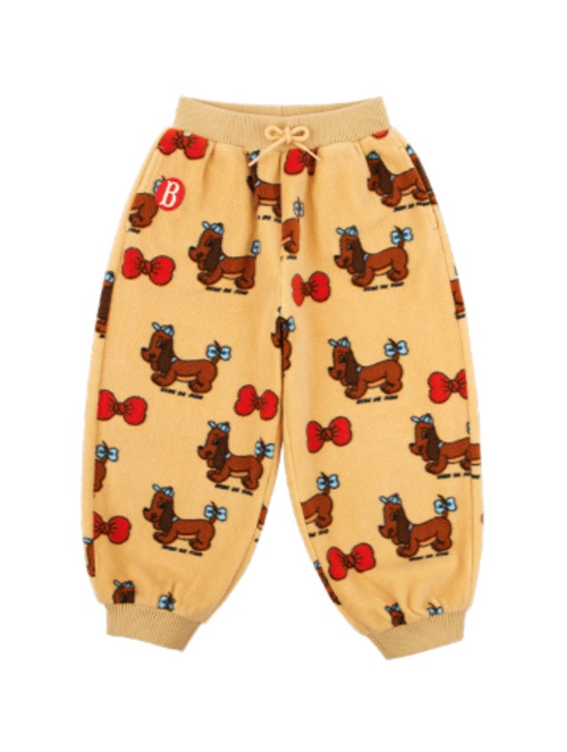 [BEBE DE PINO] All over grand dachshund fleece pants 正規品 韓国ブランド 韓国ファッション 韓国代行 韓国通販 ベベドピノ bebedepino 日本 店舗 韓国 子供服