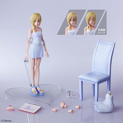 KINGDOM HEARTS III BRING ARTS ナミネ PVC製 塗装済み可動