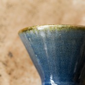 穂生窯　コーヒードリッパー　呉須釉