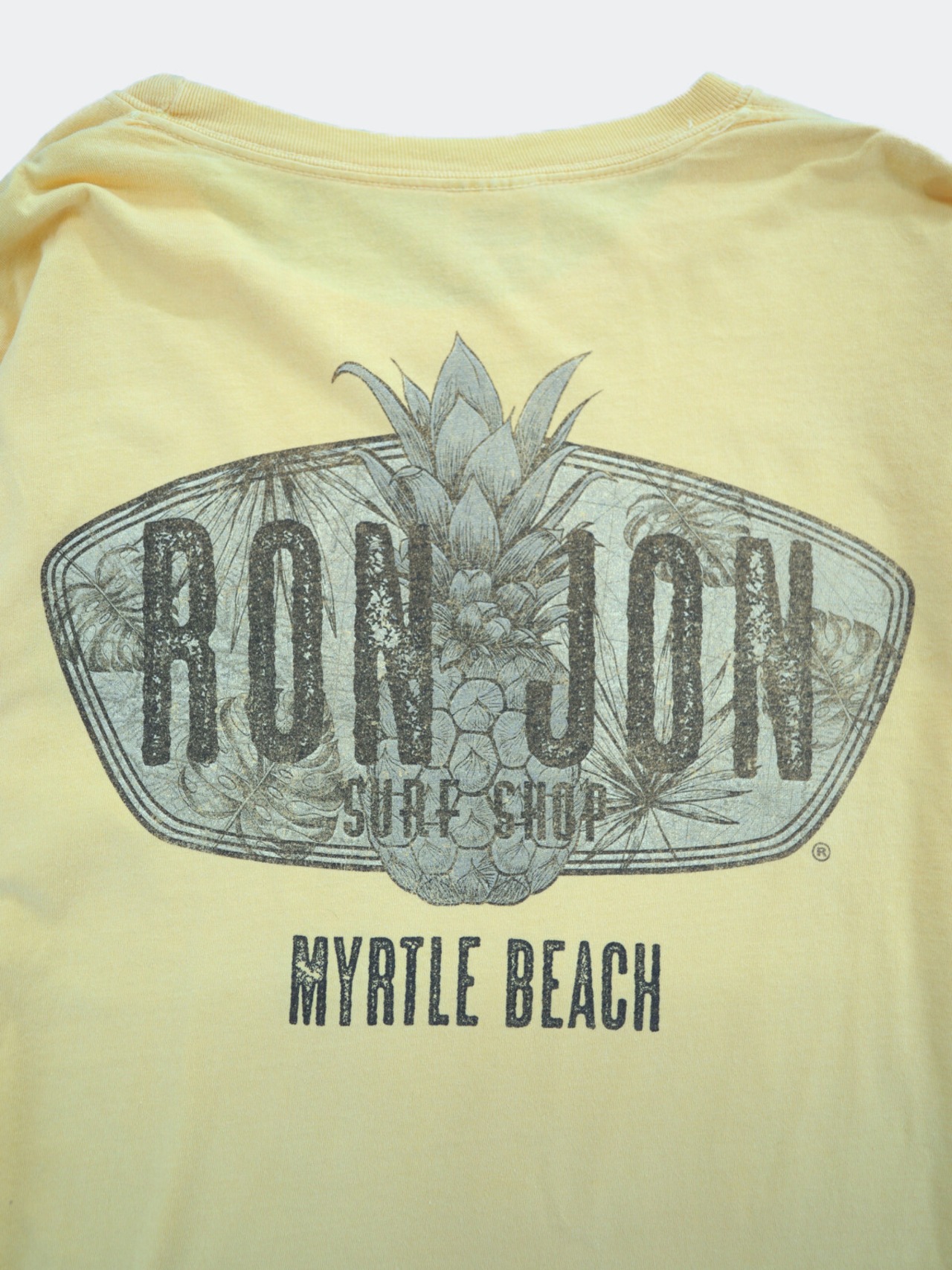 pineapple print long tee