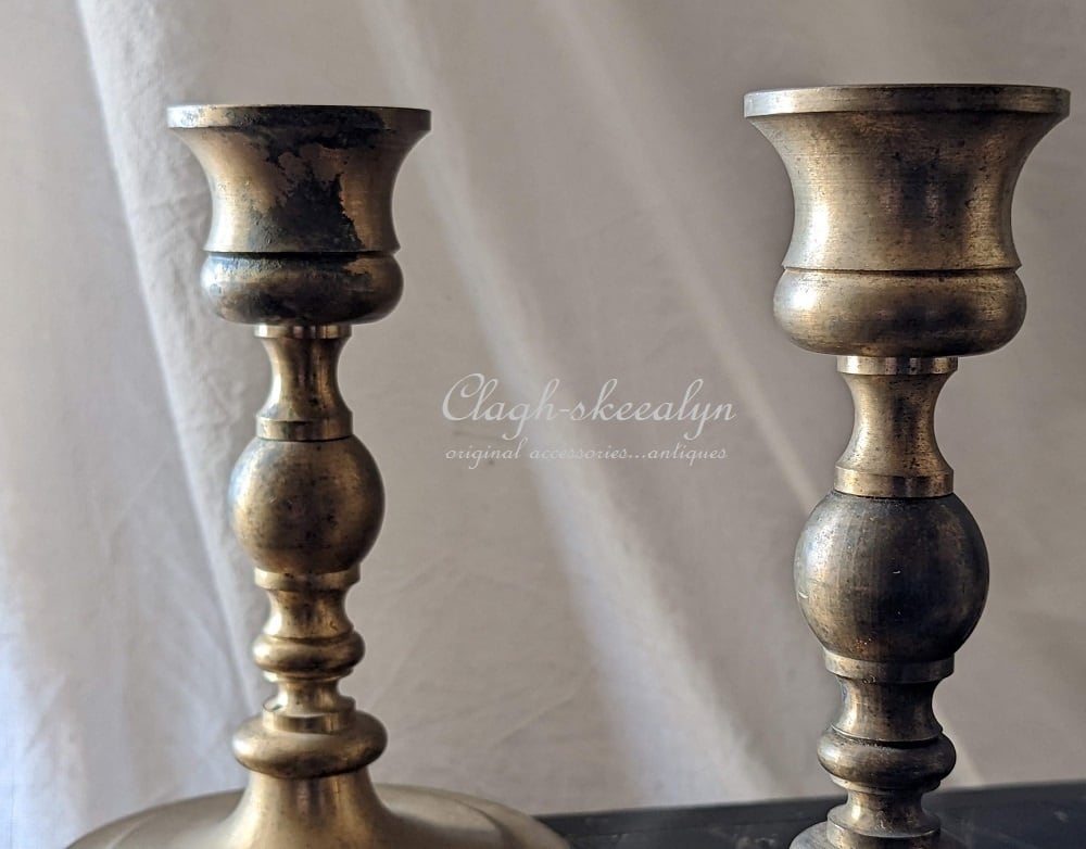 French antique【フランス製アンティーク】cinq｜真鍮キャンドル