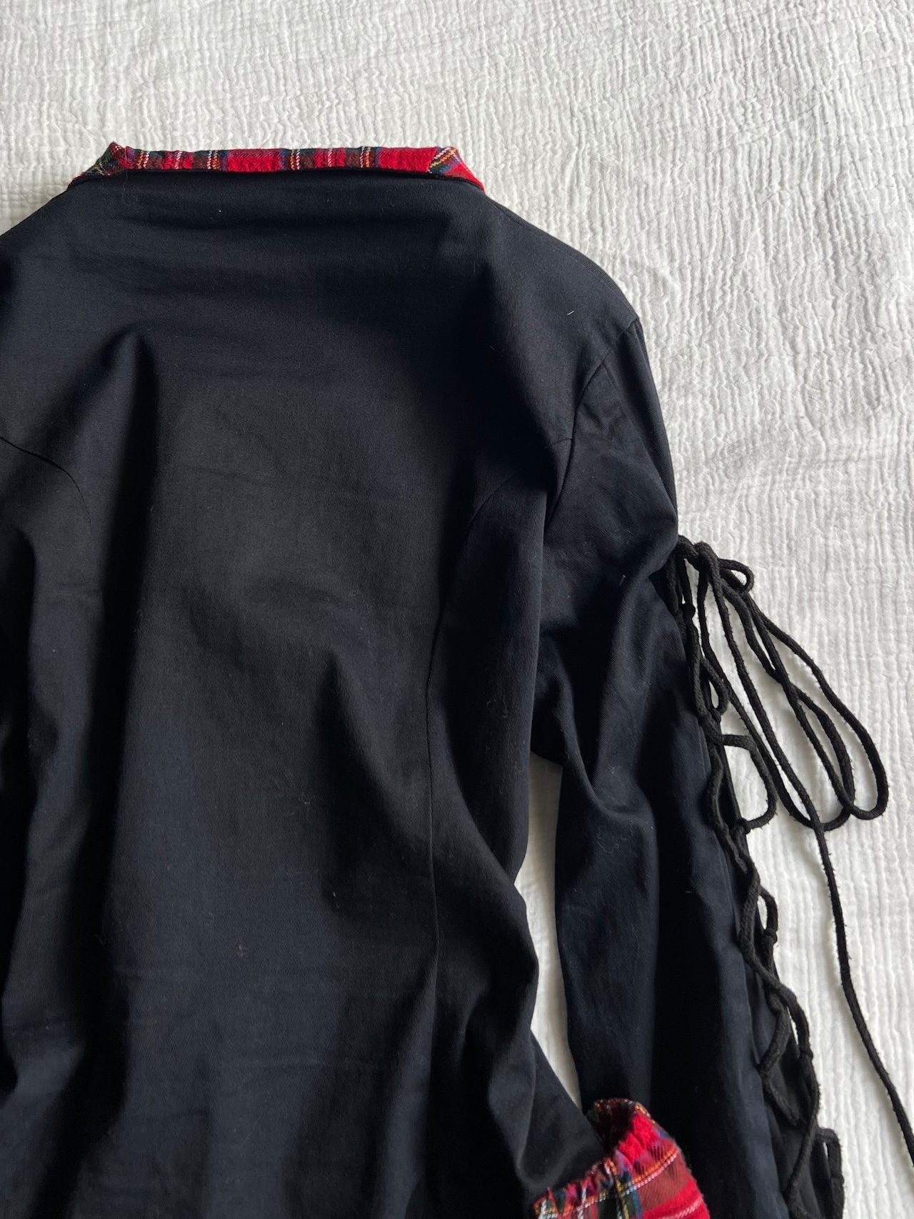 "BODYLINE" Bat Lace-up Jacket