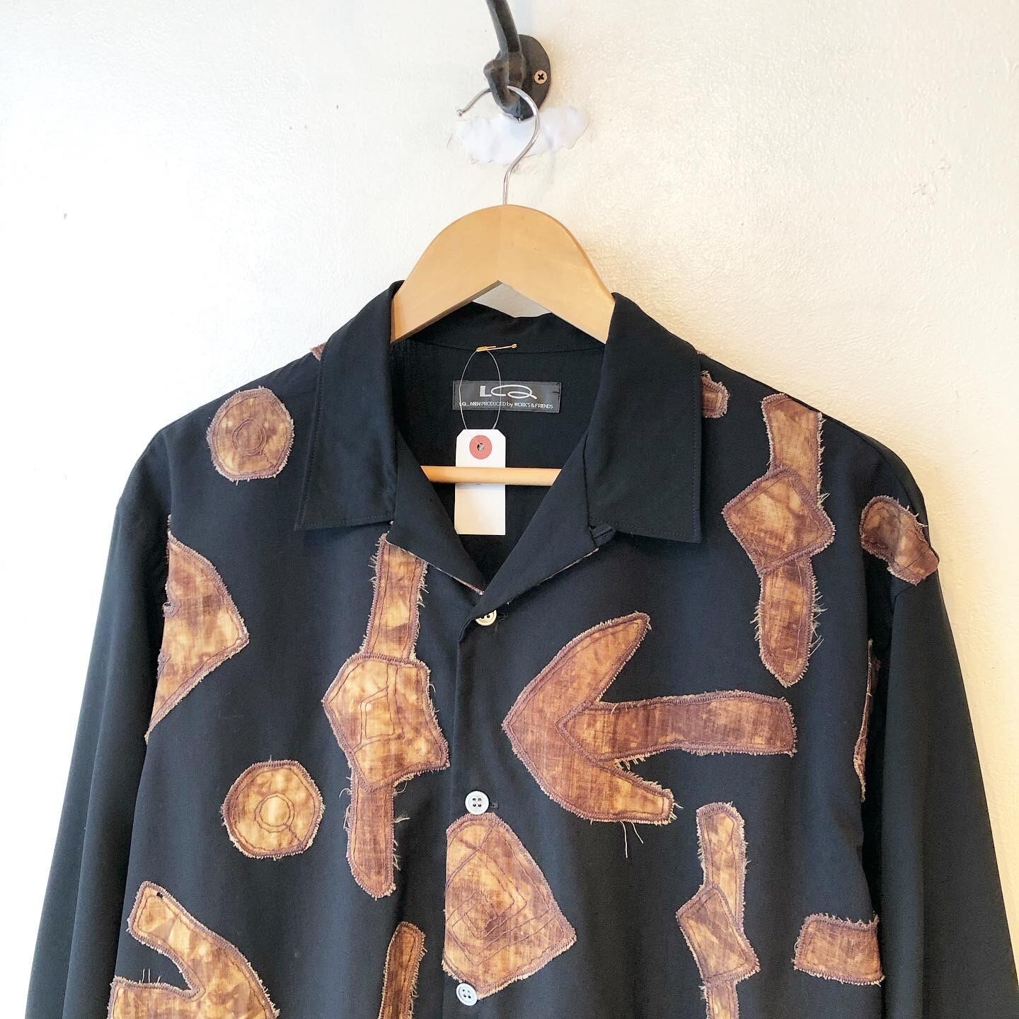 rurumu: patchwork oversized shirt 【公式通販】