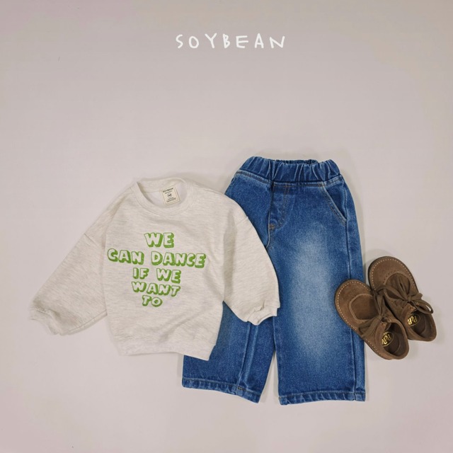 《送料無料》予約:レタリングスウェット【soybean】