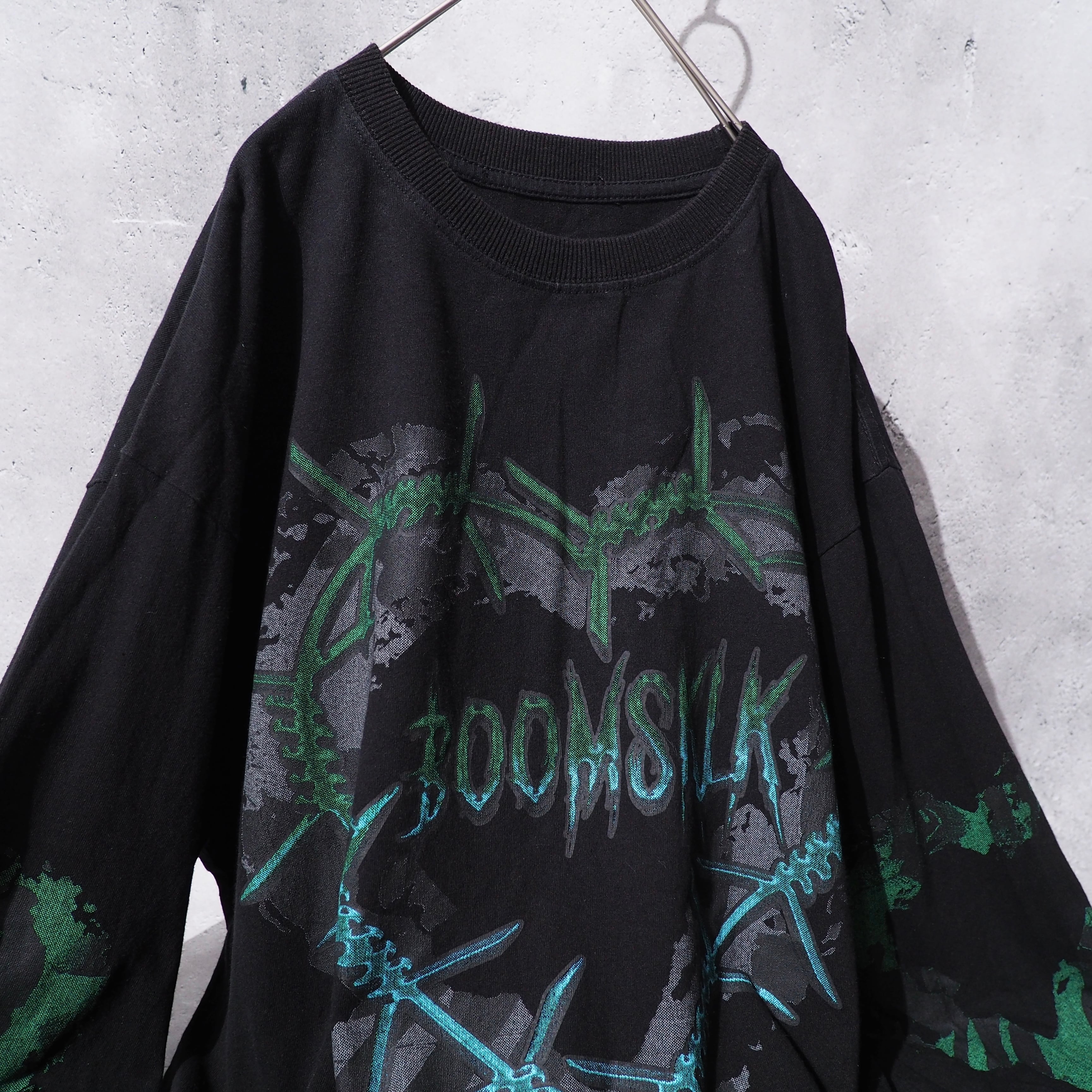 ” Broken heart ” Paint printed Long sleeve loose Tee