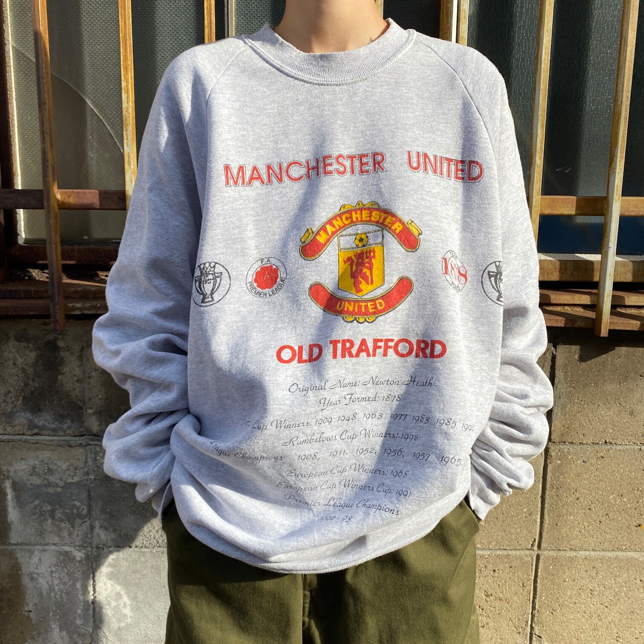 90年代 マンチェスターユナイテッド サッカーチーム プリント 