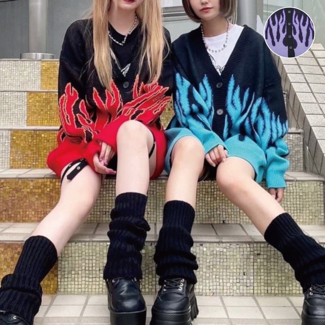 ファイヤーニットカーディガン