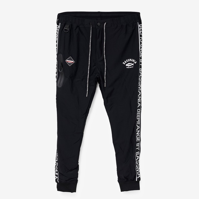 サイドリブ編みUVラッシュジョガーパンツ ［BLK］［LIMITED］