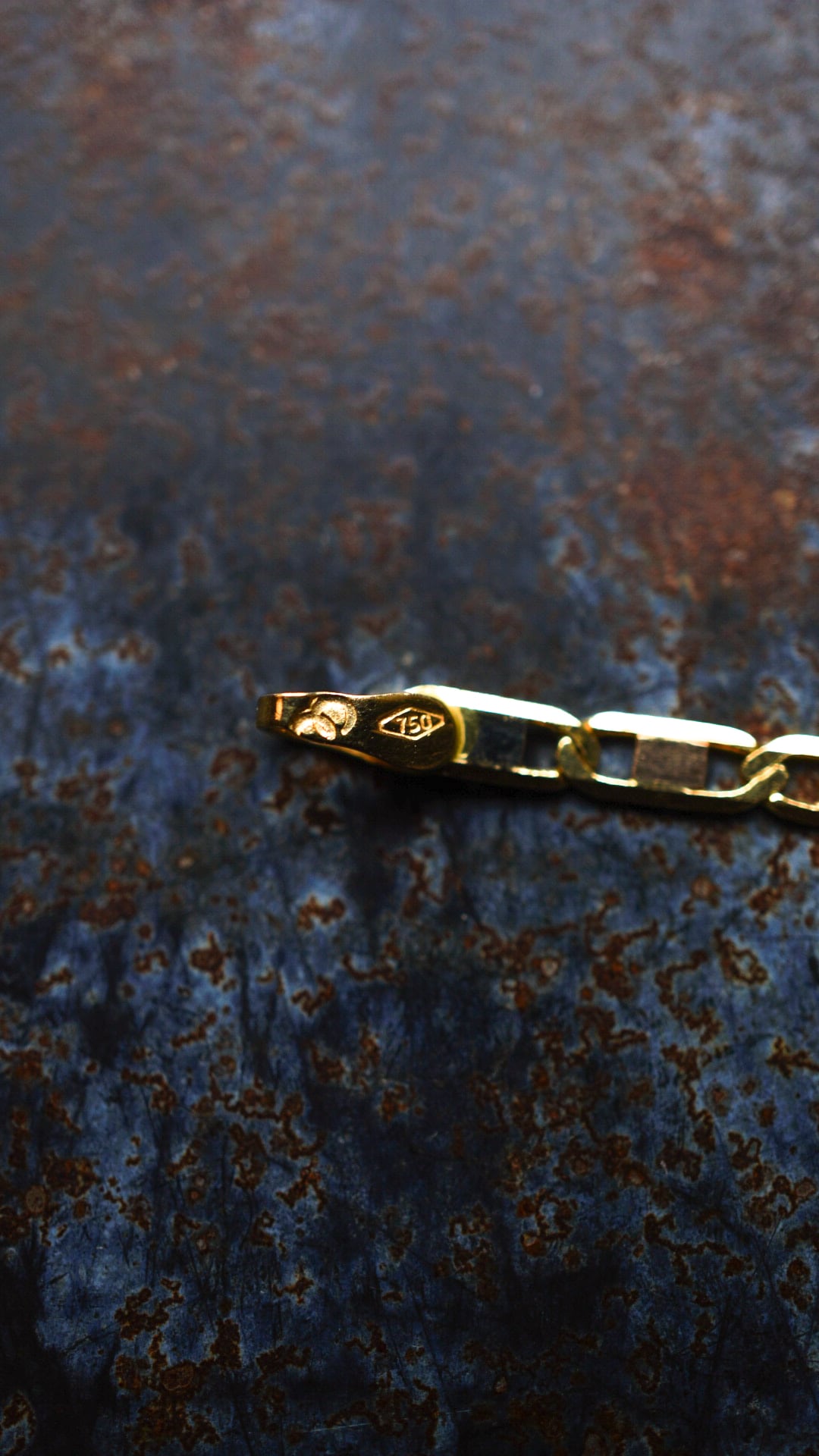 VINTAGE】ITALIAN VINTAGE K18 イエロー ゴールド フラット マリーナ