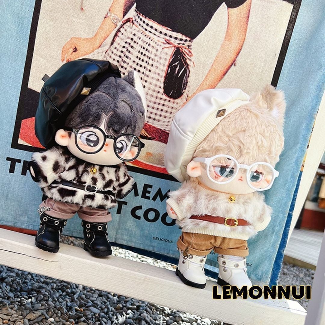 15cm 着せ替え ぬいぐるみ服 ちびぬい 推し活 推しぬい 帽子 ふわふわ