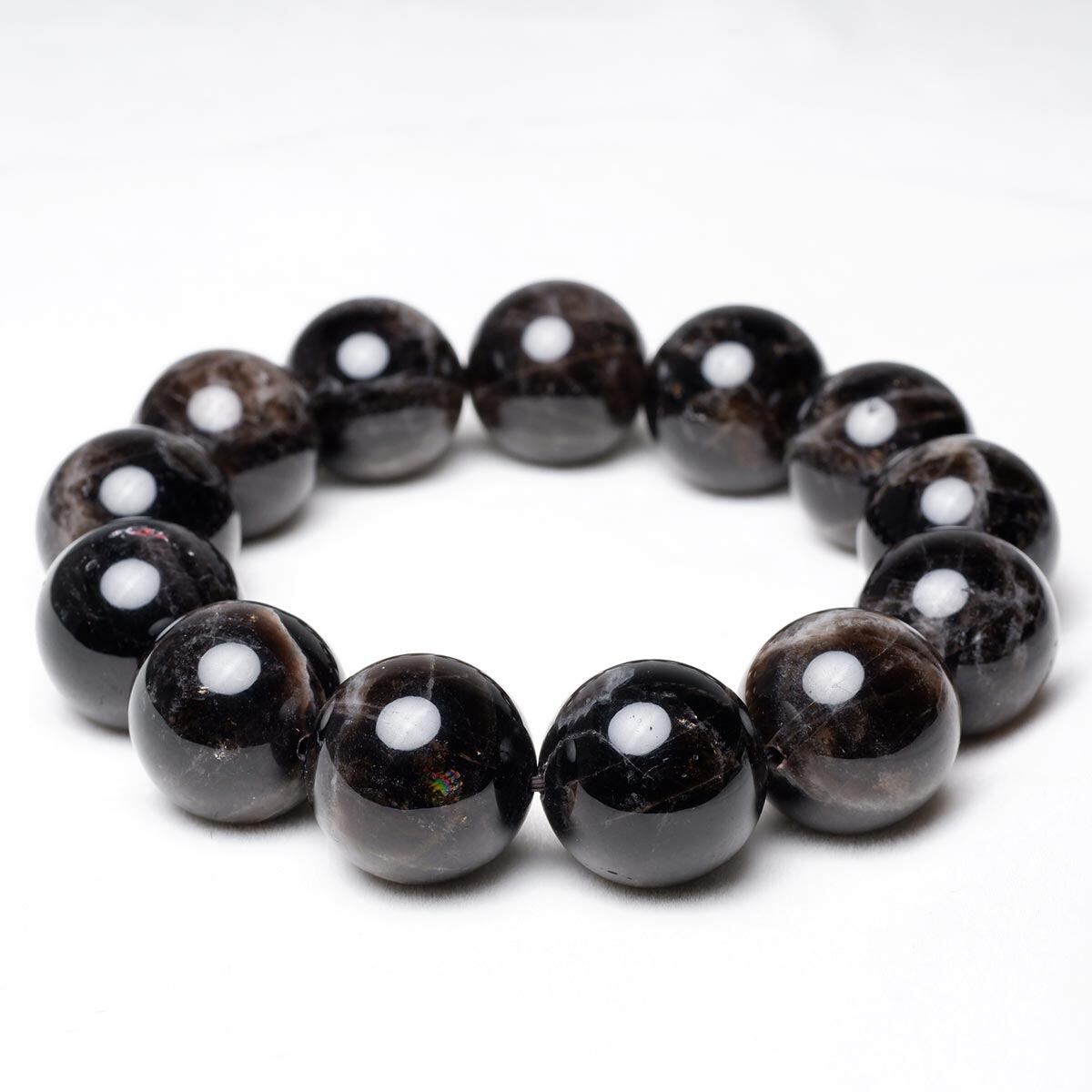 モリオン 黒水晶 ブレスレット 18mm 一点物 メール便可 [M便 1/10] 111-46279