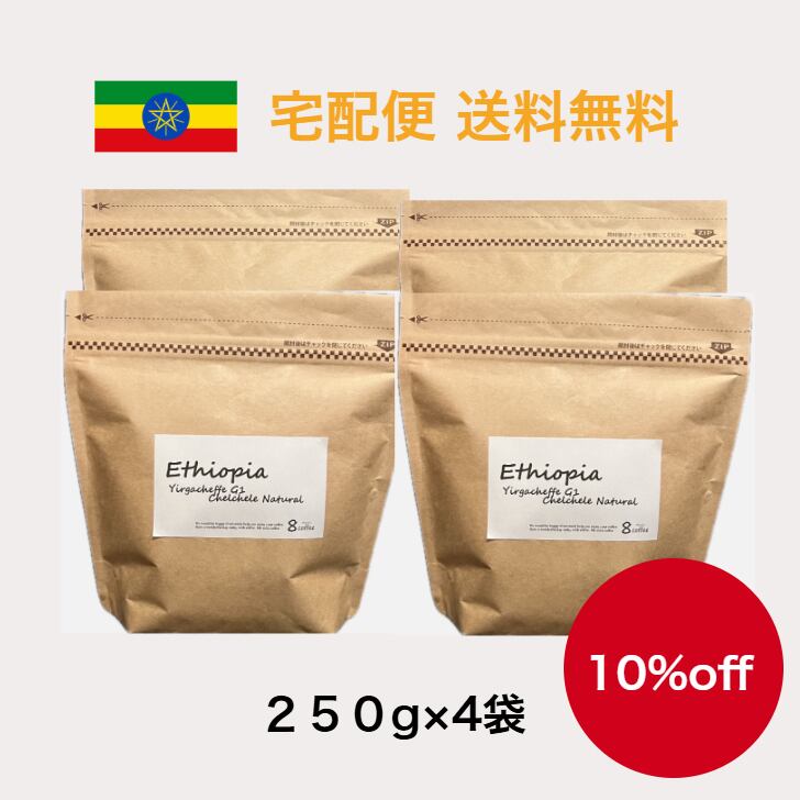 エチオピア イルガチェフェG1 チェルチェレ/ナチュラル 100g