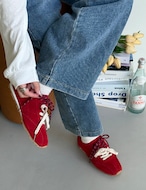 【26ss】牛革100%・String-point Sneakers_4colors