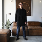 THE DAY(ザデイ)MOLESKIN DOUBLE BREASTED JACKETスタイル。