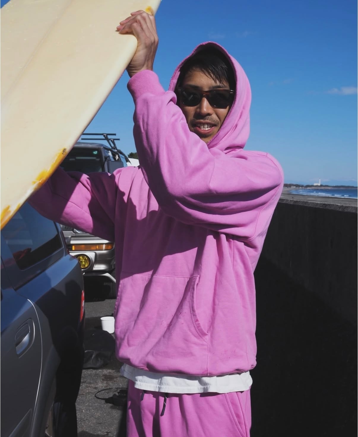 Pink Riot Hoodie | BARBER SUNRIDE