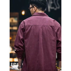 Two-tone patch pocket shirt 1530