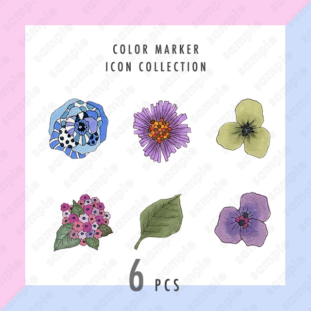 COLOR MARKER ICON COLLECTION