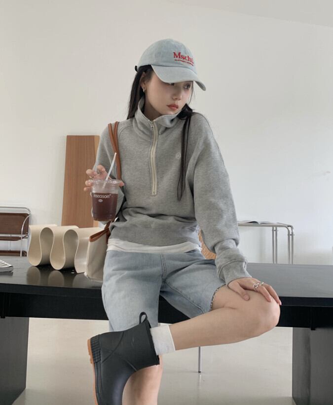 スタイルスタンダードグレーセーター オータムルーズプルオーバー ジャケット ロング レトロ 秋物 モンロー43743685257