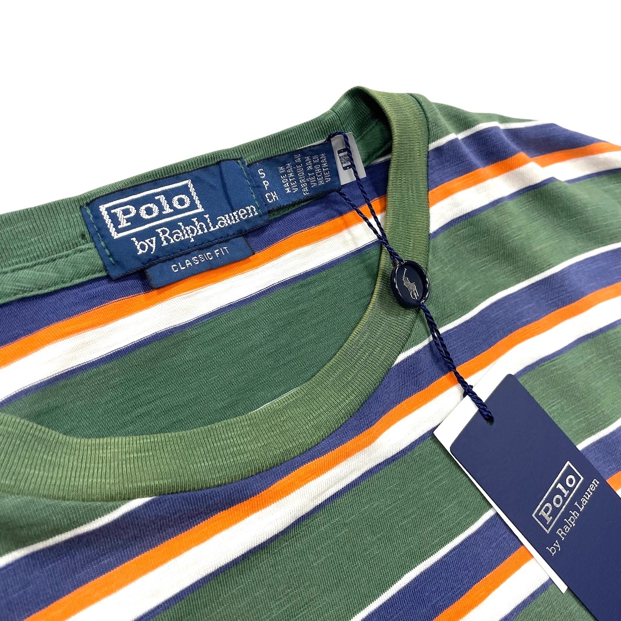 【新品】Polo Ralph Lauren × Polo Country ポロラルフローレン × ポロカントリー レトロボーダー ポケットTシャツ【SST-POLO-01３】 - 2