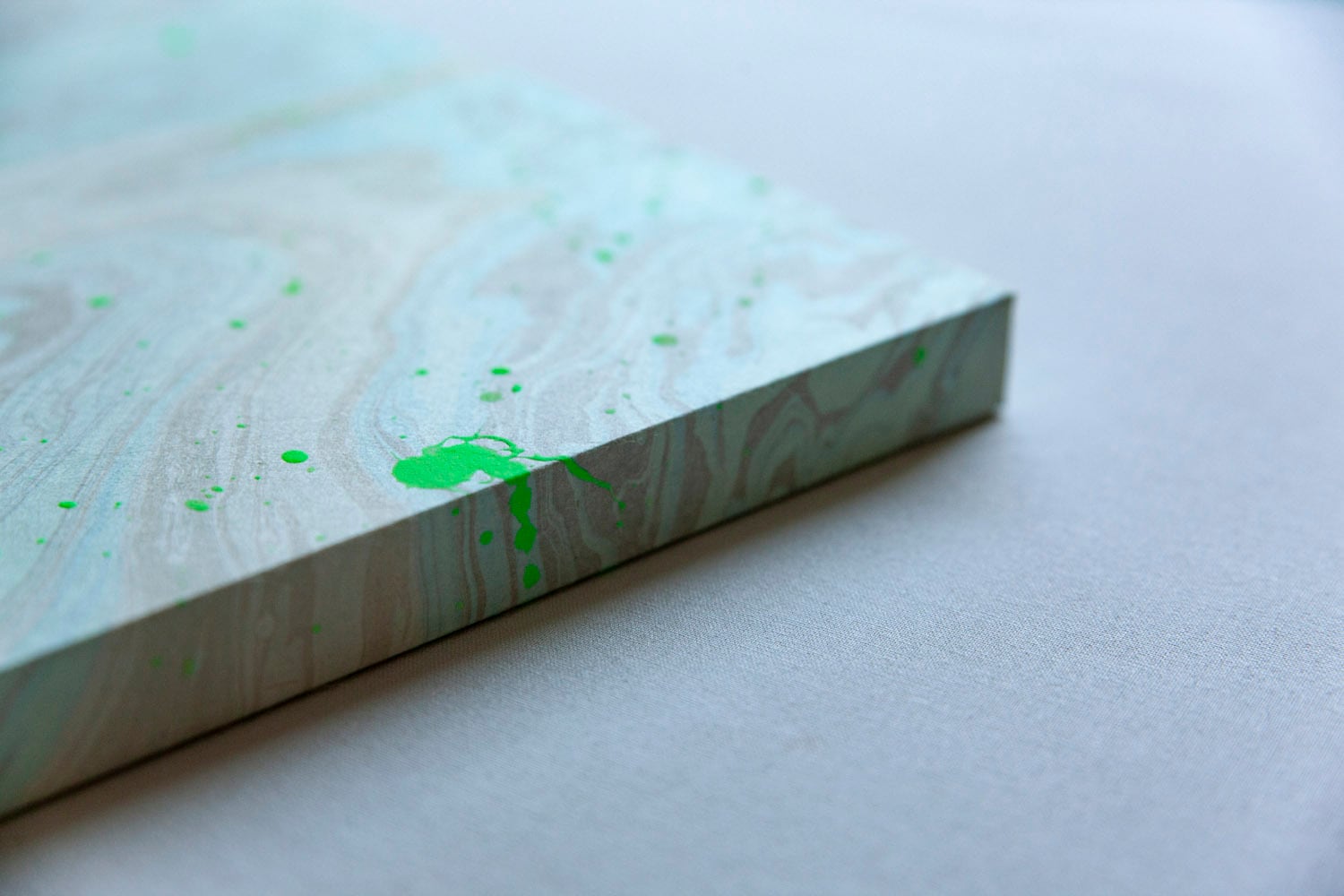 ATSK02S 和紙アートパネル 石州和紙 墨流し・蓄光塗料 | WACCA