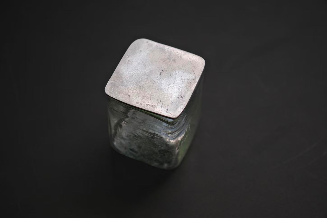 鳥山高史 Takafumi Toriyama - ガラス蓋物 glass caddy