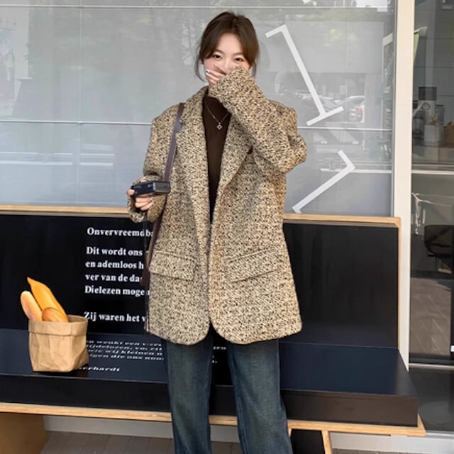 ジャケット レディース アウター 厚手 長袖 あったかい おしゃれ 着