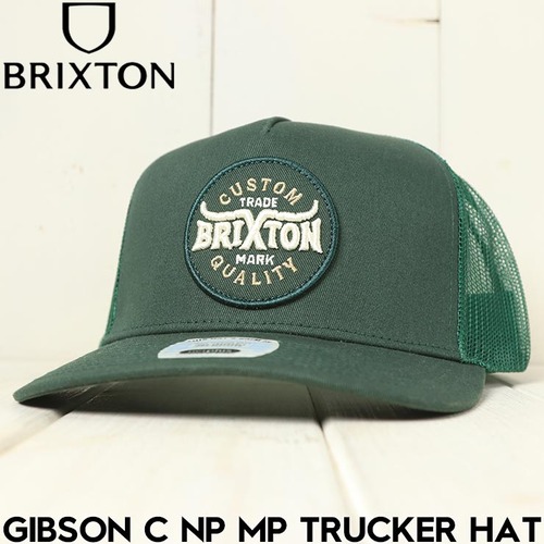 BRIXTON ブリクストン GIBSON C NP MP TRUCKER HAT メッシュキャップ 帽子 11798 DPFDF 25SU 日本代理店正規品
