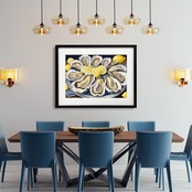 The World Is Your Oyster Ⅱ｜ユーモアとアートが融合したオイスターモチーフの抽象ポスター｜個性を引き立てるモダンインテリアにA3ポスター