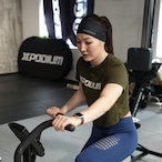 XPODIUM BASIC LOGO クロップドTシャツ