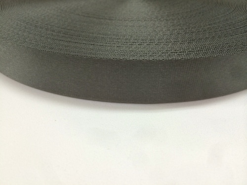 ナイロン 流綾織 10㎜幅 1.0㎜厚 カーキ1m