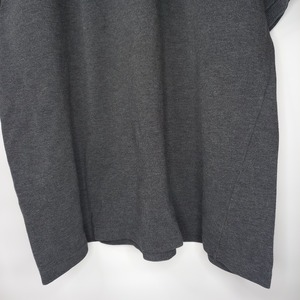 ラコステ　ポロシャツ　刺繍ロゴ　シェルボタン　ユーロ古着　グレー　6サイズ