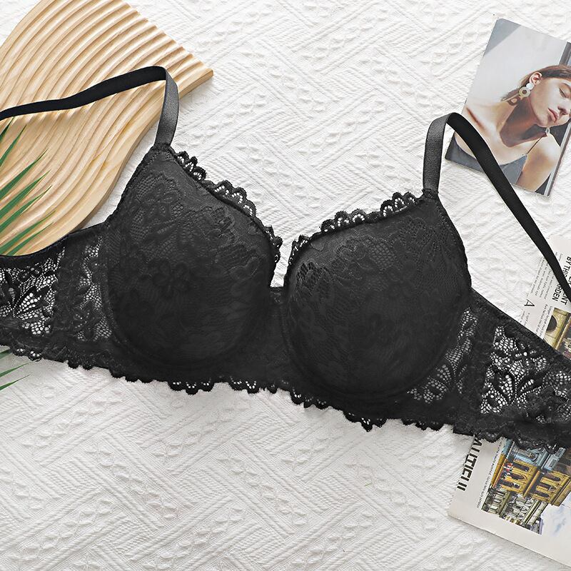 海外人気・大きな胸を美しく寄せ上げるワイヤーブラ・大きめ