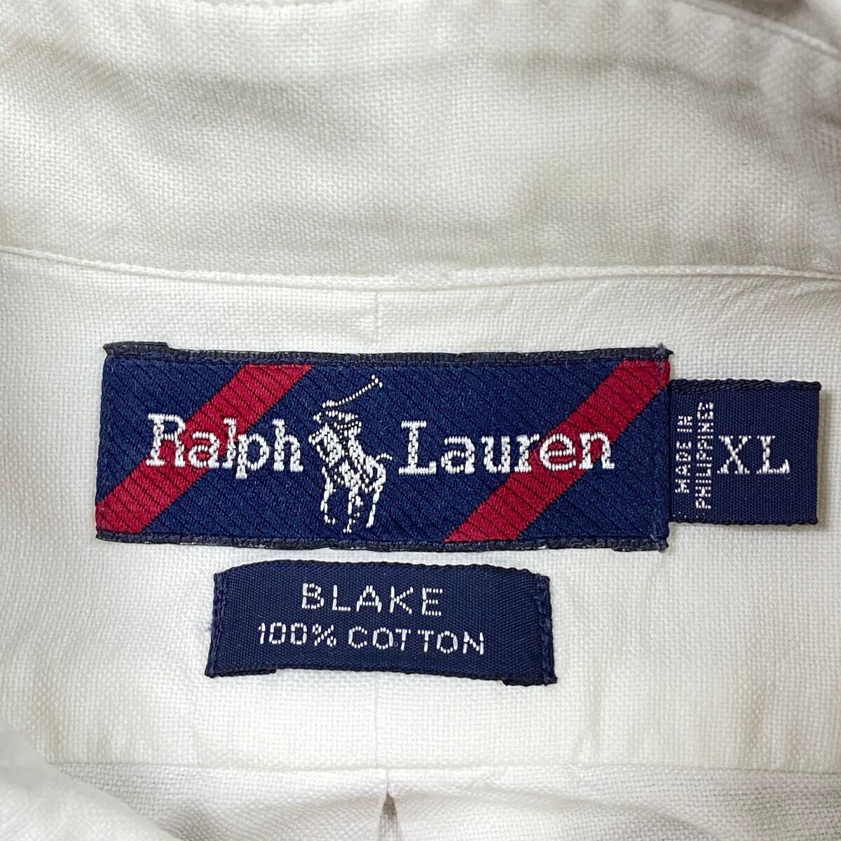 Ralph Lauren ラルフローレン BLAKE ポロベア 刺繍 長袖シャツ メンズ