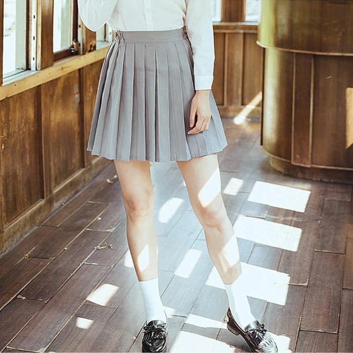 送料無料 スクールスカート プリーツスカート JK制服 スカート XS