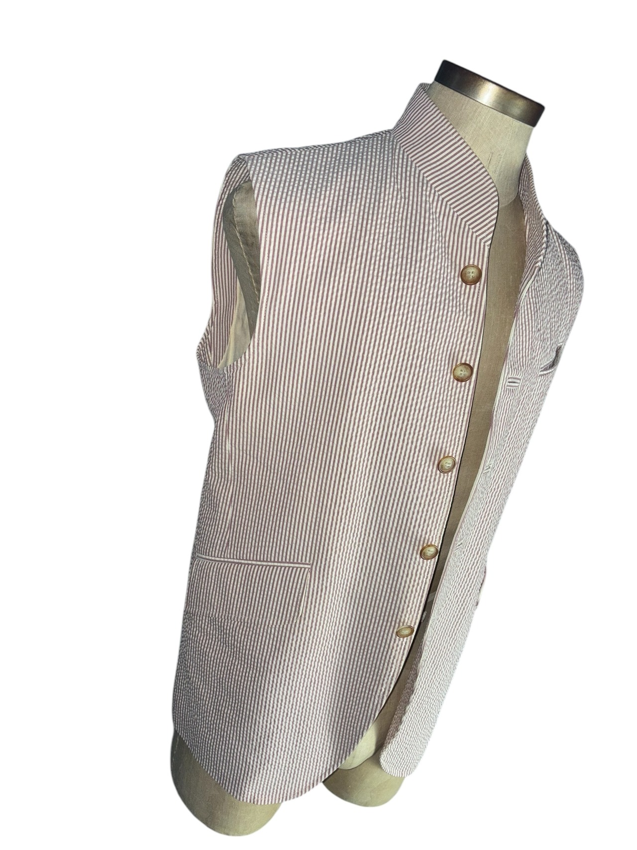 ARNYS layered seersucker stripe jacket