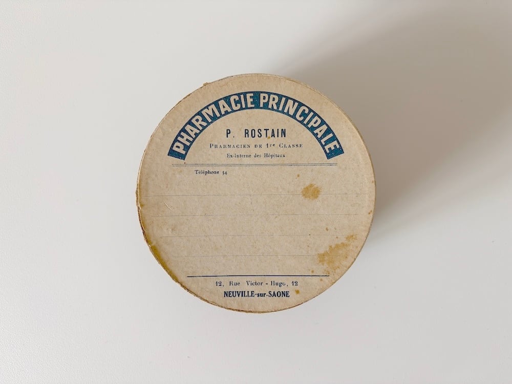 【FRANCE】まあるい薬箱 'PHARMACIE PRINCIPALE' / Round Medicine Box