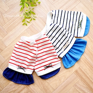 マリンボーダー(Blue)タンクトップ