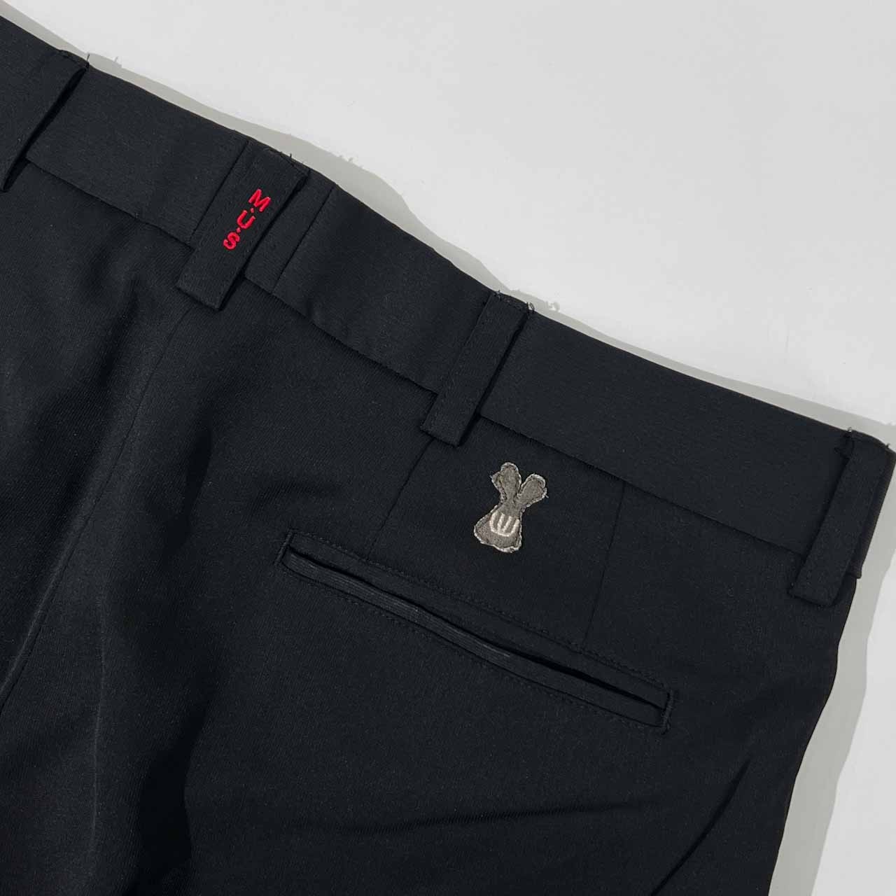 M-U SPORTS エムユースポーツ ミエコウエサコ ツータック スラックスパンツ サイズ 52 /メンズ/ブラック