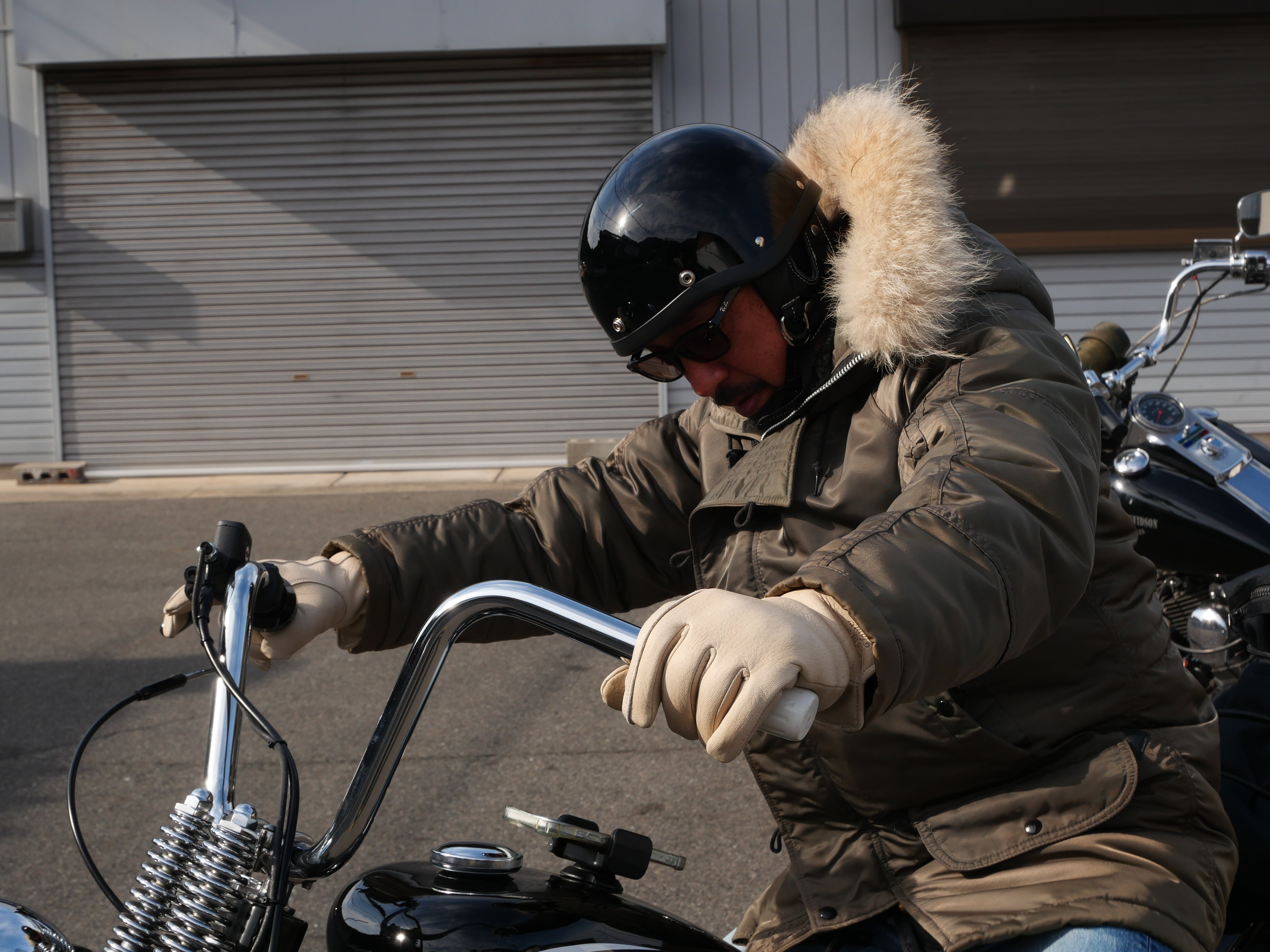 Lamp gloves Winter glove Greige | shouldershack