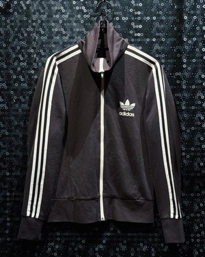 【ÆIEM】"adidas originals"vintage fire bird“dark brown × white 3-stripes track jacket”